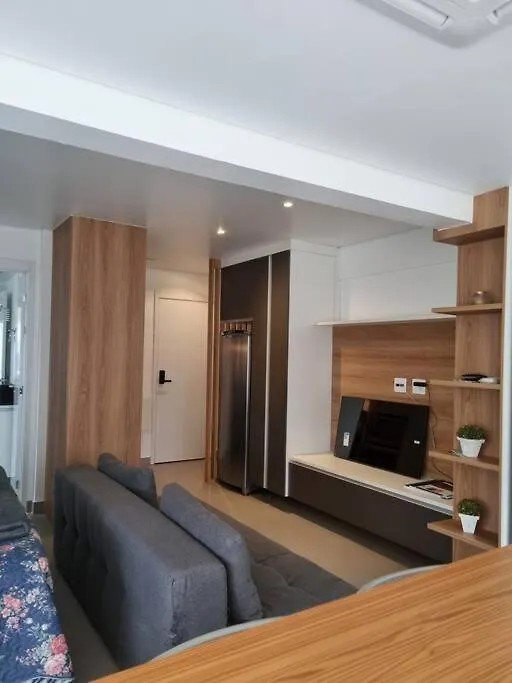 Studio Mobiliado, Com Garagem, 50M Metro Brooklin, Proximo Shopping Morumbi Em Sp Sao Paulo 0*,