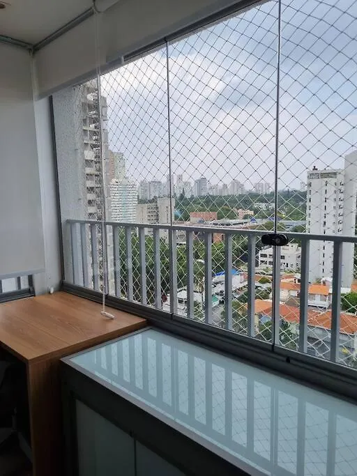 Studio Mobiliado, Com Garagem, 50M Metro Brooklin, Proximo Shopping Morumbi Em Sp Sao Paulo Brazil